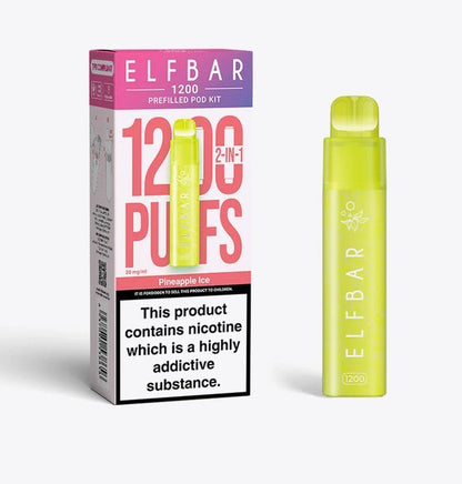 2 in 1 Elfbar 1200 Puffs Prefilled Pod Kit - Box of 5