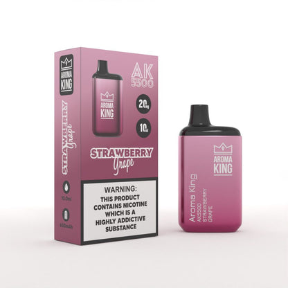 Aroma King AK5500 Metallic Disposable Vape Pod Box of 10