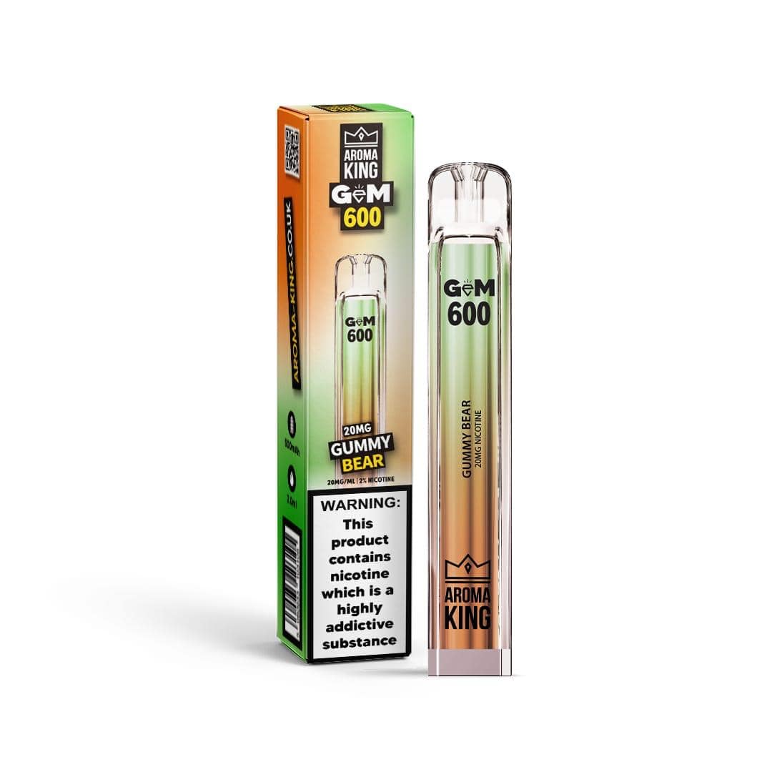 Aroma King Gem 600 Disposable Vape Pod - Box of 10