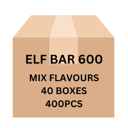 Gold Bar 600 Puffs Mix Flavours Carton (40 boxes ) 400pcs