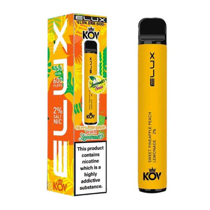 ELUX KOV Lemonade Series Bar 600 Puffs | 10 Pack