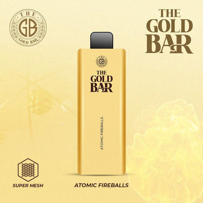 Gold Bar 4500 Disposable Vape Puff Bar Pod - Box of 10