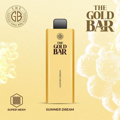 Gold Bar 4500 Disposable Vape Puff Bar Pod - Box of 10