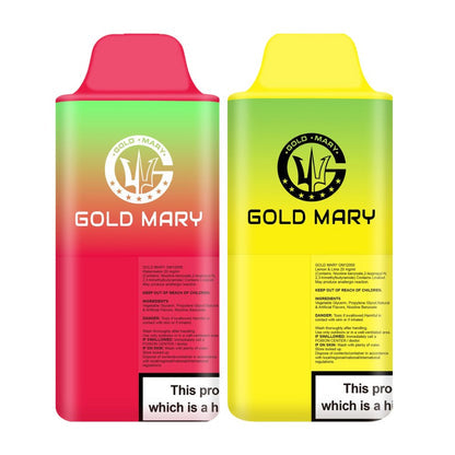 Gold Mary 12000 Puffs Disposable Vape Box of 5