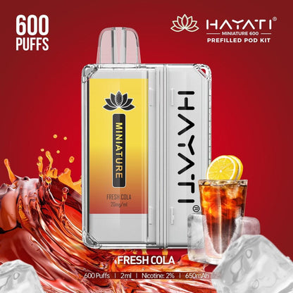 Hayati Miniature 600 Prefilled Pod Kit - Box of 5