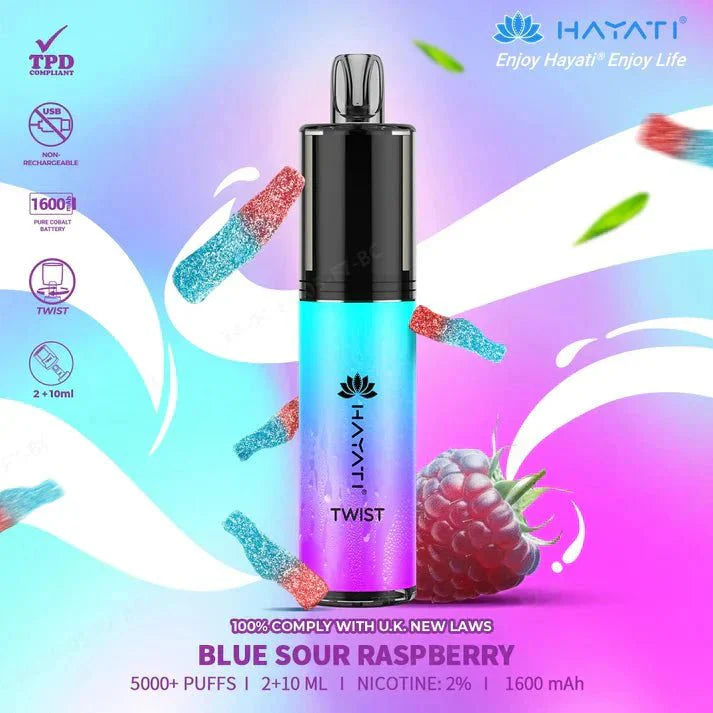 Hayati Twist 5000 Puffs Disposable Vape Pod Kit - Box of 5