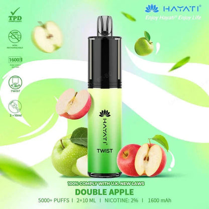 Hayati Twist 5000 Puffs Disposable Vape Pod Kit - Box of 5