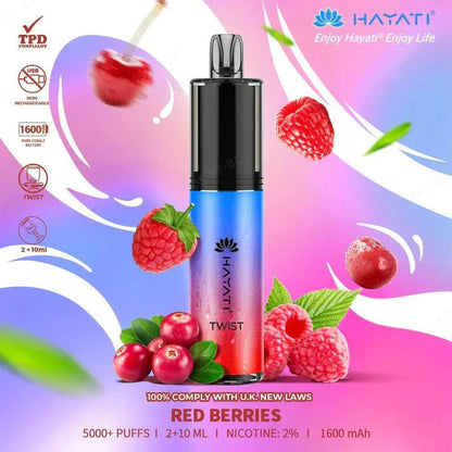 Hayati Remix 2400 Puffs Replacement Pods Pack of 10