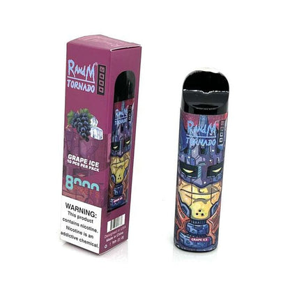 R and M Tornado 8000 Disposable Vape Pod - 20mg (Box of 10)