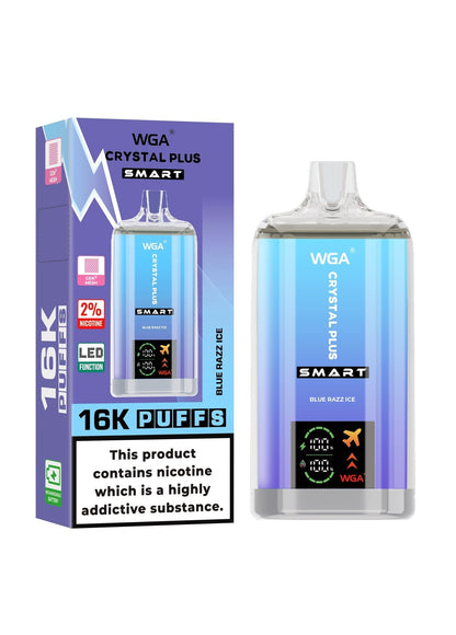 WGA Crystal Plus Smart 16000 Puffs Disposable Vape - Box of 10