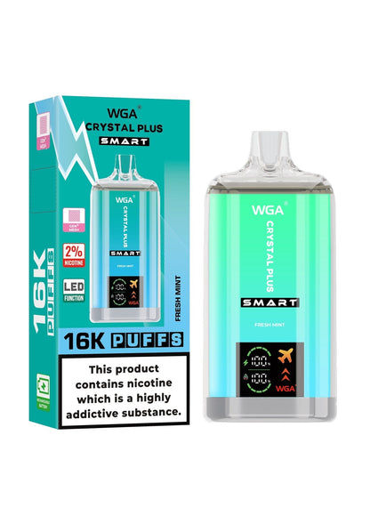 WGA Crystal Plus Smart 16000 Puffs Disposable Vape - Box of 10