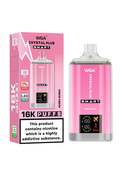 WGA Crystal Plus Smart 16000 Puffs Disposable Vape - Box of 10