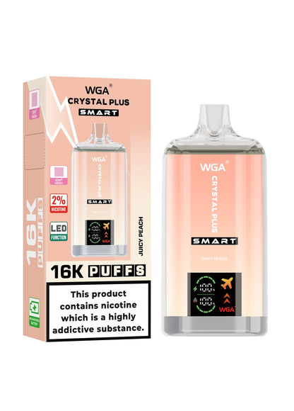 WGA Crystal Plus Smart 16000 Puffs Disposable Vape - Box of 10