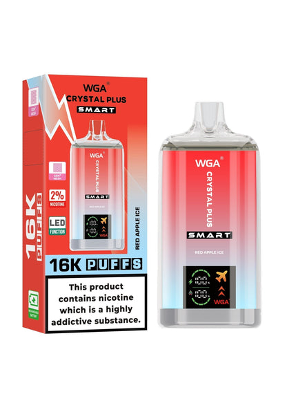 WGA Crystal Plus Smart 16000 Puffs Disposable Vape - Box of 10